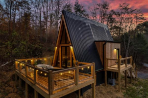 An Escape to the Forest, A Smoky Mountain A-Frame Cabin, Couple's Romantic Get-away!